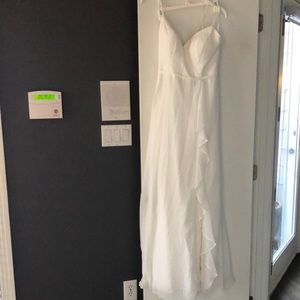 Ivory Azazie Naeem Dress